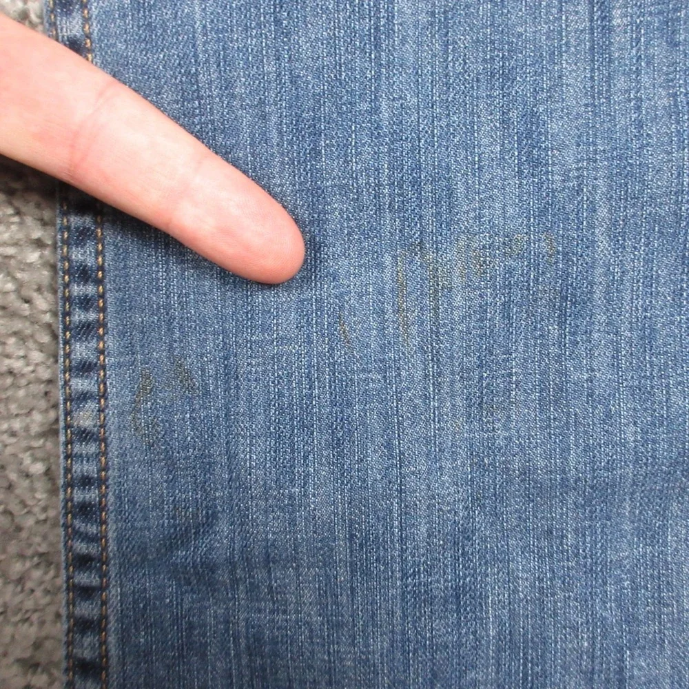 Levis Jeans Mens 36x36 Blue 527 Slim Bootcut Western Cowboy Faded Denim Pants